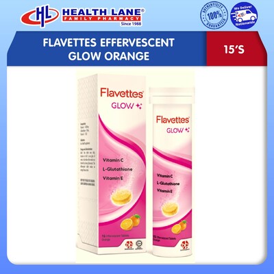 FLAVETTES EFFERVESCENT GLOW OREN (15'S)